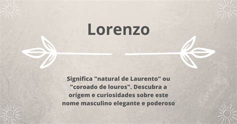 significado do nome lorenzo-1